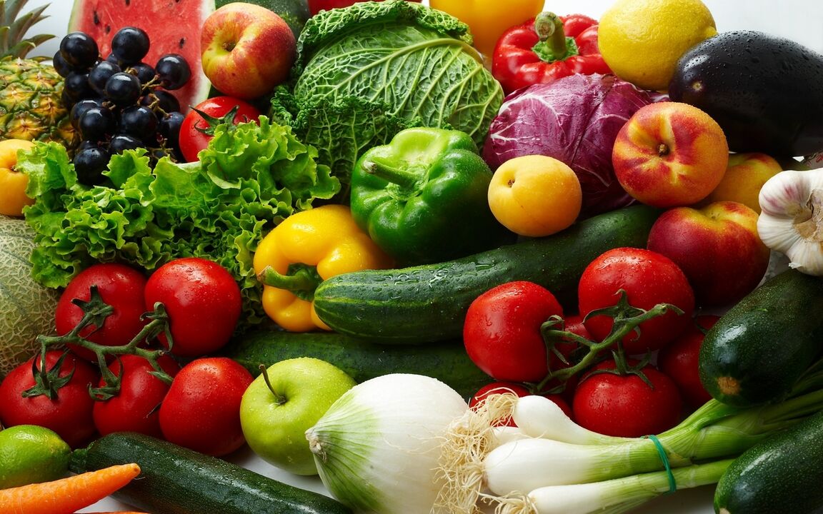 fruits et légumes pour la goutte