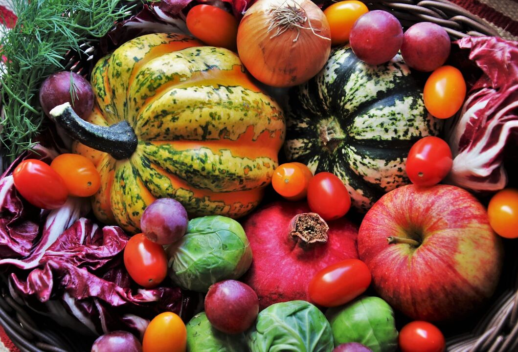 Le régime alimentaire des personnes du groupe sanguin II doit être composé de légumes et de fruits. 